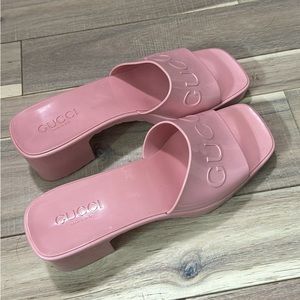 Authentic Gucci Rubber slides